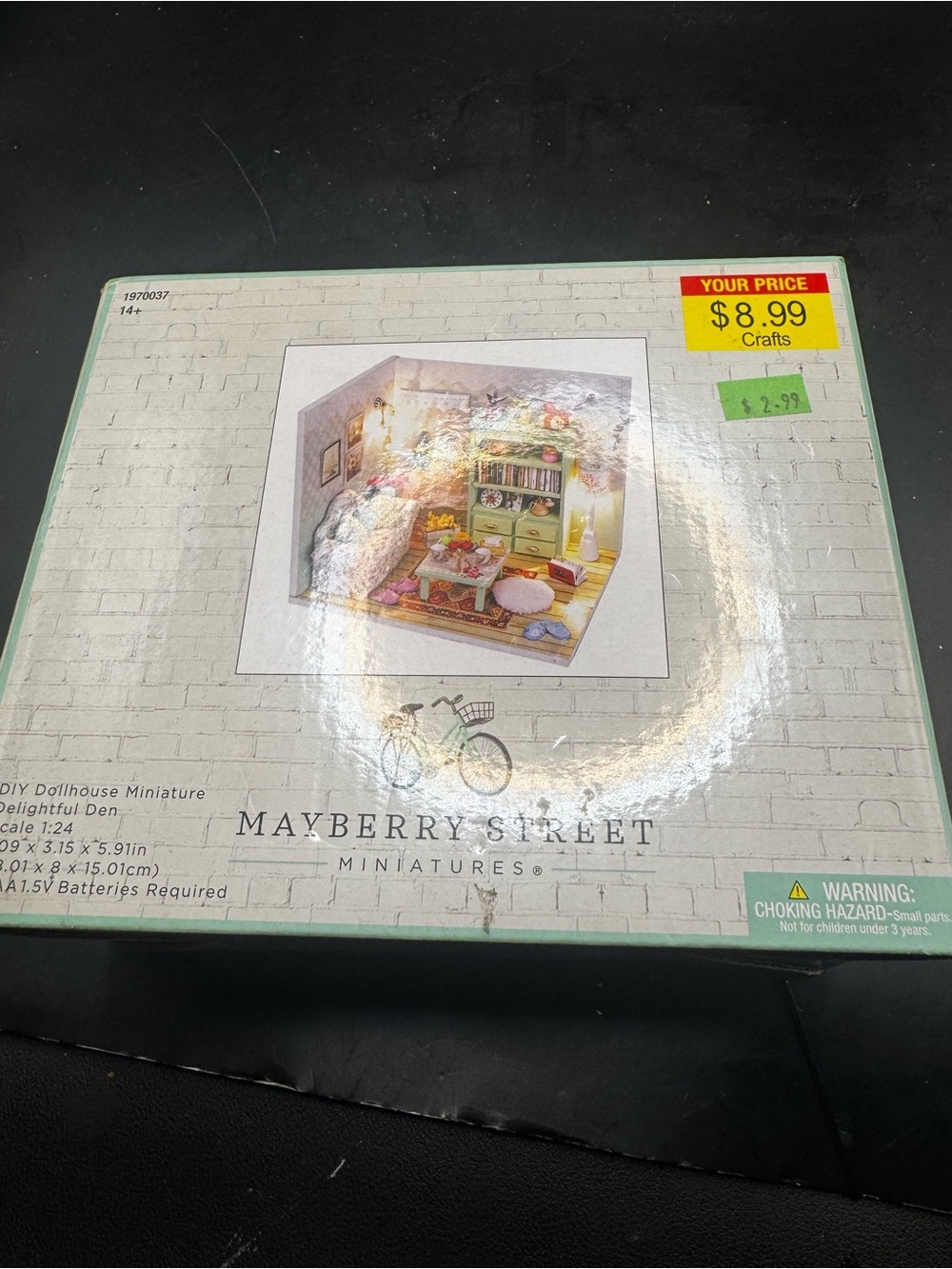 Mayberry Street DIY Dollhouse Miniature Delightful Den Open Box Hobby Lobby
